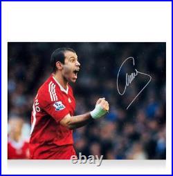 Javier Mascherano Official Liverpool FC Signed and Framed Photo Premier League