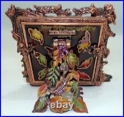 Jay Strongwater Personally Signed Figural Fox Picture Frame W Swarovski Crystals