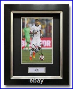 Jeison Murillo Hand Signed Framed Photo Display Colombia Autograph Football