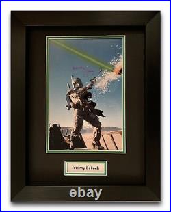 Jeremy Bulloch Hand Signed Framed Photo Display Star Wars Boba Fett 1