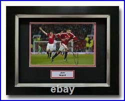 Jesse Lingard Hand Signed Framed Photo Display Manchester United Autograph