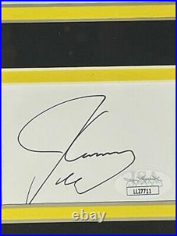 Jim Carrey Signed Auto Autographed 12x16 Framed Photo & Cut JSA COA The Mask