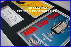 Joan Collins SIGNED Framed LARGE Square Photo Autograph display Film AFTAL & COA
