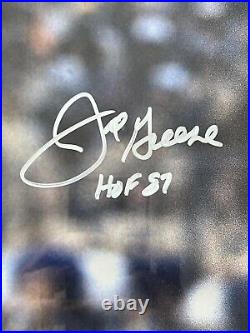 Joe Greene Signed Steelers Auto 16x20 Framed Photo Becket HOF 87 Inscription