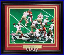 Joe Montana Autographed Signed Framed 16x20 Photo 49ers Super Bowl Uda 90862