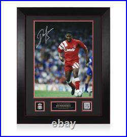 John Barnes Official Liverpool FC Signed and Framed Photo Autograph