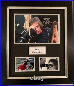 John Carpenter Hand Signed Framed Photo Display Halloween Film