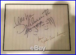 John Lennon Yoko Ono signed autographed sketch framed photo GUARANTEED