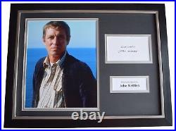 John Nettles Signed Framed Photo Autograph 16x12 display Midsomer Murders TV COA