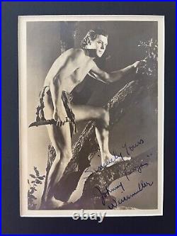 Johnny Weissmuller Actor 100% Guaranteed Hand Signed Framed 12' x 9' Photo & COA