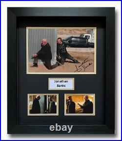 Jonathan Banks Hand Signed Framed Photo Display Breaking Bad Autograph