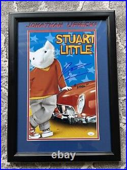 Jonathan Lipnicki Signed Stuart Little Custom Framed Photo