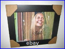 Joni Mitchell Hand Signed Photograph (8x10) Framed + CoA