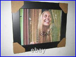 Joni Mitchell Hand Signed Photograph (8x10) Framed + CoA