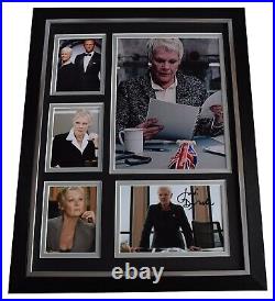 Judi Dench Signed Autograph 16x12 framed photo display Film James Bond AFTAL COA
