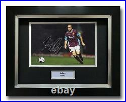 Julian Dicks Hand Signed Framed Photo Display West Ham Autograph Football