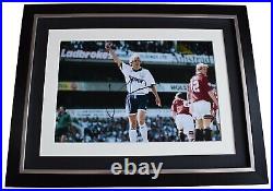 Jurgen Klinsman Signed Autograph 16x12 framed photo display Tottenham Hotspur