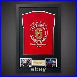 Jurgen Klopp Hand Signed & Framed Liverpool Shirt £349 Only 1 Available