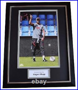 Jurgen Klopp Signed Autograph framed 16x12 photo display Liverpool Manager AFTAL