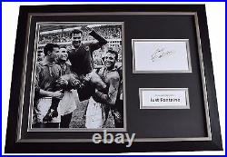 Just Fontaine Signed FRAMED Photo Autograph 16x12 display France Football COA