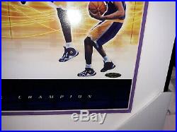 KOBE BRYANT SIGNED MULTI EXPOSURE 1997 NBA SLAM DUNK CHAMP 20 x 24 FRAMED UDA