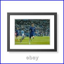 Kai Havertz Signed & Framed Chelsea 21 Champions League Photo Chelsea Autograph