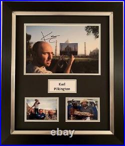 Karl Pilkington Hand Signed Framed Photo Display An Idiot Abroad 1