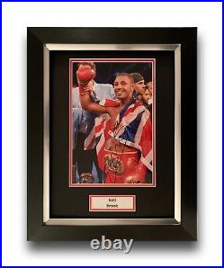 Kell Brook Hand Signed Framed Photo Display Boxing Autograph