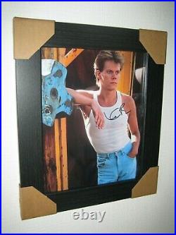 Kevin Bacon Excellent Hand Signed Photograph (8x10) Framed With CoA