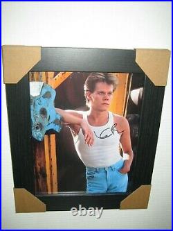 Kevin Bacon Excellent Hand Signed Photograph (8x10) Framed With CoA