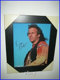 Kevin Costner Excellent Hand Signed Photograph (8x10) Framed With CoA