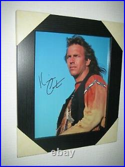 Kevin Costner Excellent Hand Signed Photograph (8x10) Framed With CoA