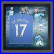 Kevin De Bruyne Signed Man City Football Shirt In A Framed Picture Mount Display
