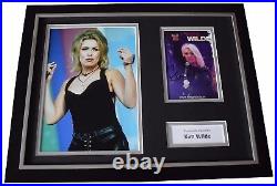 Kim Wilde Signed FRAMED Photo Autograph 16x12 display Music MemorabiliaCOA