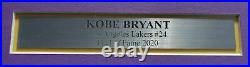 Kobe Bryant Autographed Signed Framed 8x10.5 Photo Lakers UDA Beckett #AA01240