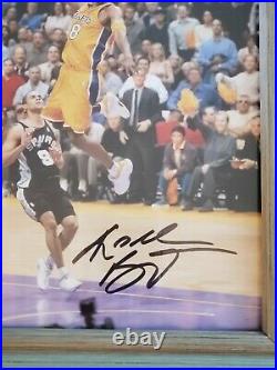 Kobe Bryant FRAMED Autographed Photo withCOA