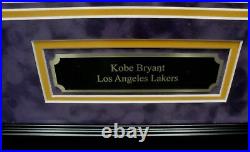 Kobe Bryant Hand Signed Autographed 16x20 Photo Vintage Slam Dunk Framed PSA/DNA