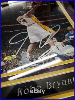 Kobe Bryant Signed 8x10 Autograph Framed With Coa