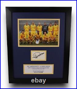 LUCAS RADEBE Leeds United Framed SIGNED Autograph Photo Display Memorabilia COA