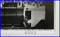 Large Photograph of PENN STATION NY, 1948, By American Photographer TONY VACCARO