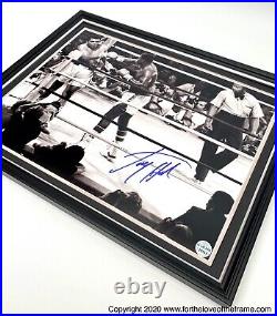 Larry Holmes Stunning Hand Signed Luxury Framed Boxing Photo Display & COA
