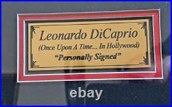 Leonardo Dicaprio Personally Signed Photo Framed Picture Authenticated Certifict