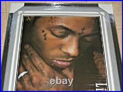 Lil Wayne signed autographed 22x30 Photo FRAMED JSA YMCMB Young Money WEEZY