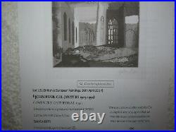 Limited Edition Coventry Cathedral Silkwork Picture Signed by John Piper