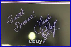 Linda Blair Autograph Signed The Exorcist 11x17 Movie Poster Framed BAS COA