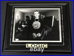 Logic Signed Custom Framed 11x14 Photo Rare! Jsa Coa Rapper Autographed Hip Hop