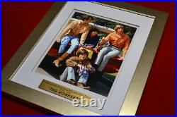 MONKEES Signed ALL 4 AUTOGRAPH Display, Frame, COA, UACC #228, Comic, LP Record