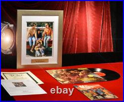 MONKEES Signed ALL 4 AUTOGRAPH Display, Frame, COA, UACC #228, Comic, LP Record