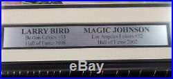 Magic Johnson & Larry Bird Autographed Signed Framed 16x20 Photo Beckett 162416