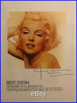Marilyn Monroe Original Photograph Bert Stern signed
